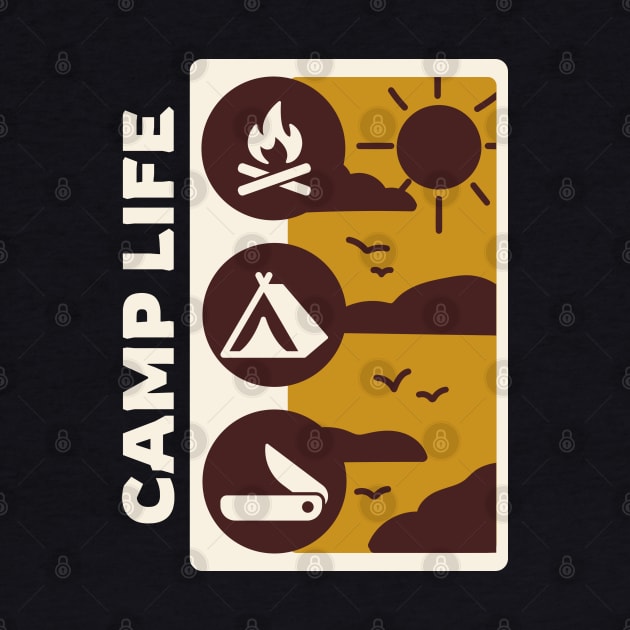 Camp Life Badge by Live Together